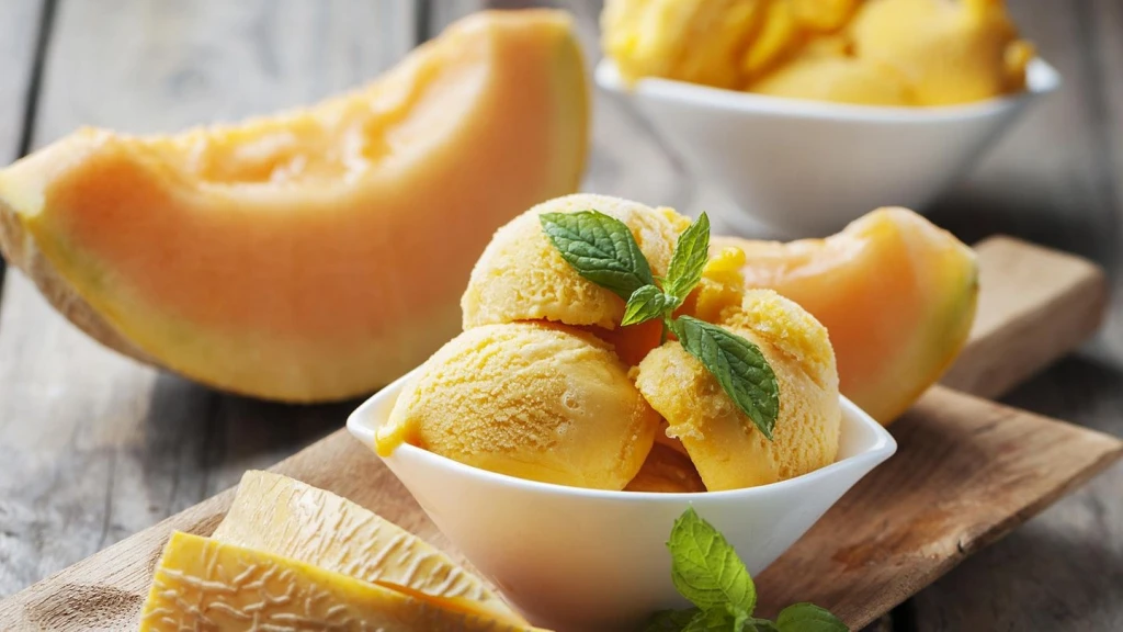 ice cream melon