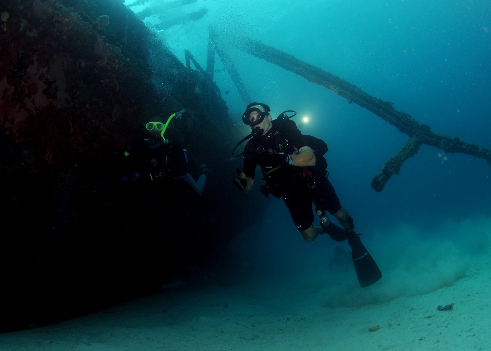 diving